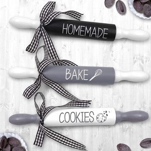 Mini Rolling Pins - Wooden, Decorative Farmhouse